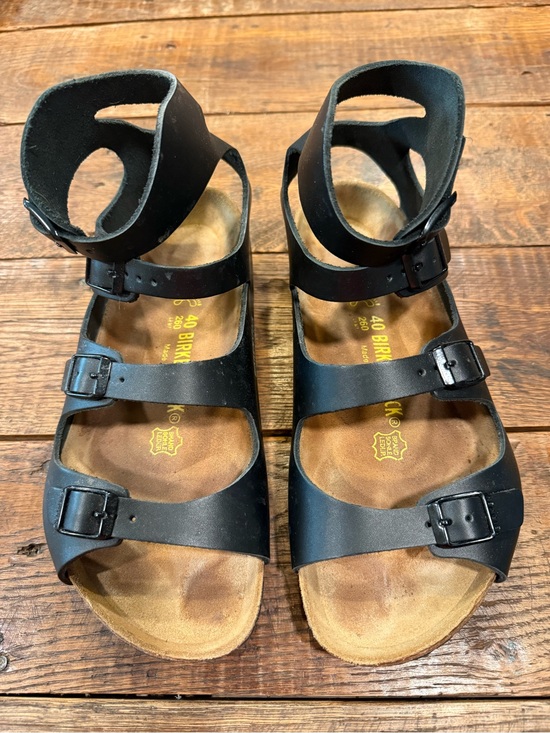 Birkenstock Shoes - Birkenstock Black Women's Strappy Buckle Sandals - Comfortable Everyday Style